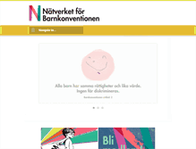 Tablet Screenshot of barnkonventionen.se
